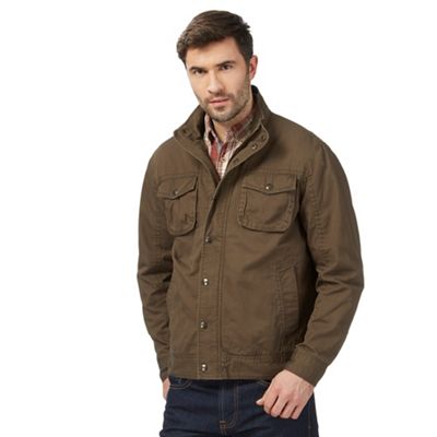 Brown harrington jacket